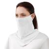 Ice Silk Summer Mask Mesh Neck Gaiter Scarf Breathable Sunscreen Face Scarf  Hiking