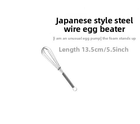 

5.5 Inch Stainless Steel Egg Stirring Balloon Whisk Manual Egg Beater Mixer Kitchen Baking Utensil Cream Butter Whisk зелений