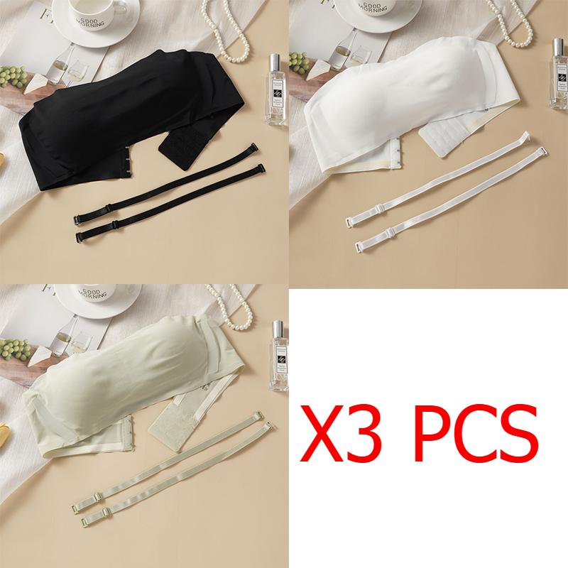 

Бюстгальтер без бретелек, цельный, для женщин, собранный, бесшовный, невидимый, без стального кольца, бюстгальтер с облегающей грудью, летний, тонкий бюстгальтер XL