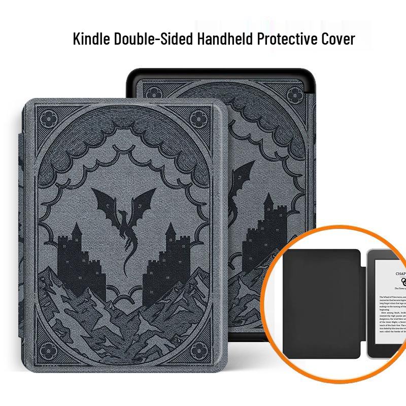 Étui Magnétique Kindle Paperwhite Kobo avec Couverture de Veille Amovible (Acrylique/Silicone, KPW1-6).