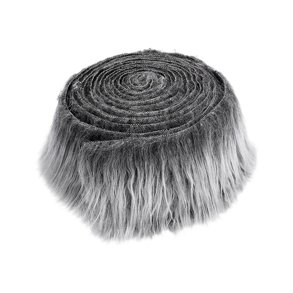 Faux Fur Fabric Shaggy Fur Patches Fabric Costume Artificial Fabric Fuzzy Fur for Christmas Tree