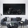 RELIABLI ART Motorbike Pictures Black and White Cool Motorcycle Road Painting Modern  Landscape Wall Art Living Room No Frame
