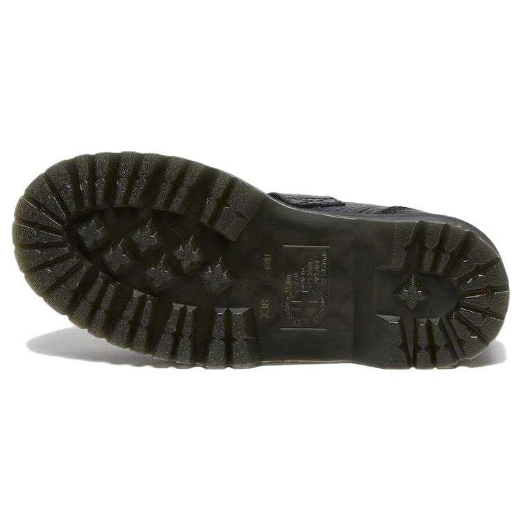 Dr. Martens Leather Comfortable Casual Thick Sole Shoes Women Shoes Black 27644001