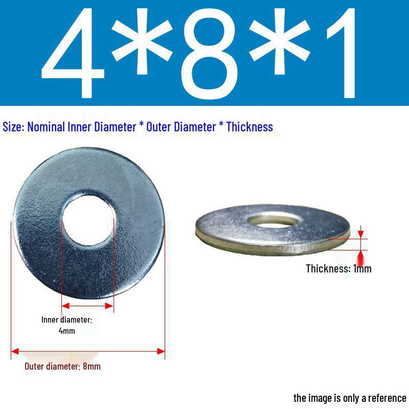Galvanized Flat Metal Washer Spacer M3-M60