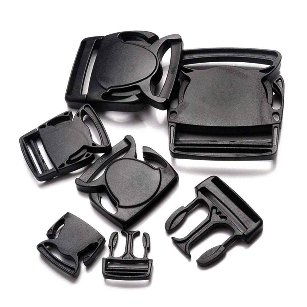 

2 шт., 20/25/32/38/50 мм, пряжка для браслета из паракорда, черные боковые пряжки, уличный инструмент