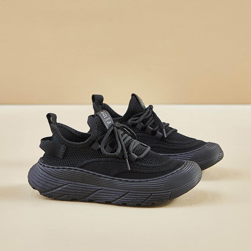 Korean version of flying woven shoes summer new student sports shoes mesh breathable fitness running casual A5001