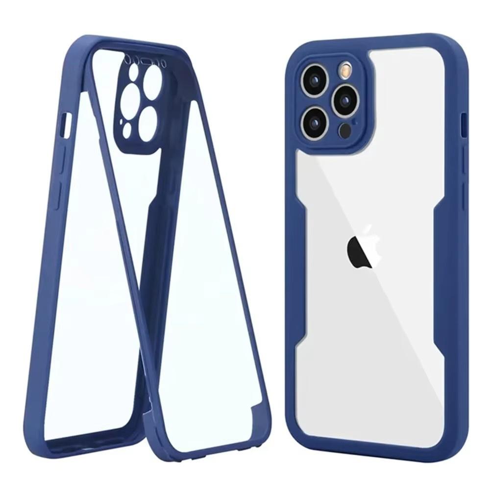 360 Fullt Dekkende Deksel For iPhone 16 15 14 13 12 11 Pro Max Funda For iPhone XS Max XR 15 16 Plus Skjermbeskyttelse Telefondeksel