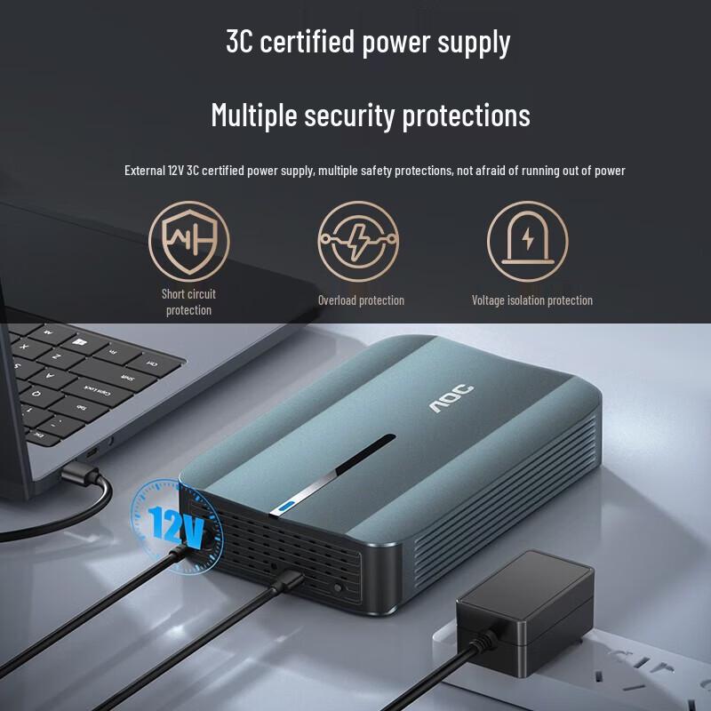 AOC Qiao Jing 6TB Enterprise Desktop External Hard Drive