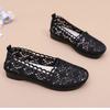 Women's Summer New Mesh Hollow Out Casual Shoes Soft Sole Non Slip Round Toe Shallow Slip On Flat Sole Shoes Lightweight Sandals