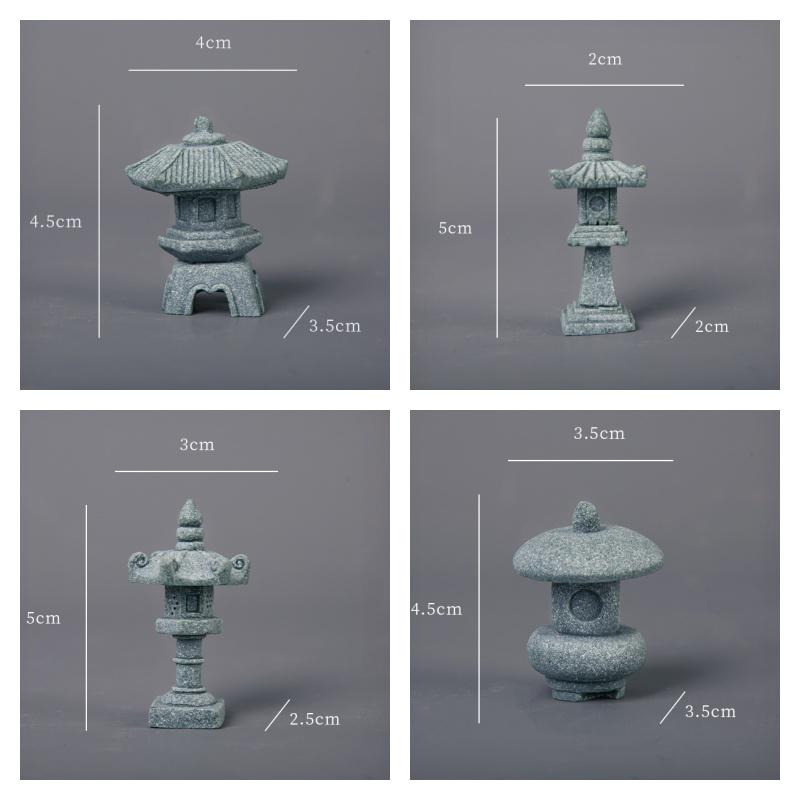 Pebble Bridge Small Boat Ornament: Miniature Water Bonsai Rockery Decoration for Floral Landscapes.