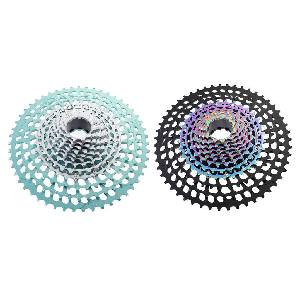 Mountain Bike Cassette 12 Speed Low Noise Hollow Design Aluminum Alloy Lightweight Cassette Sprocket