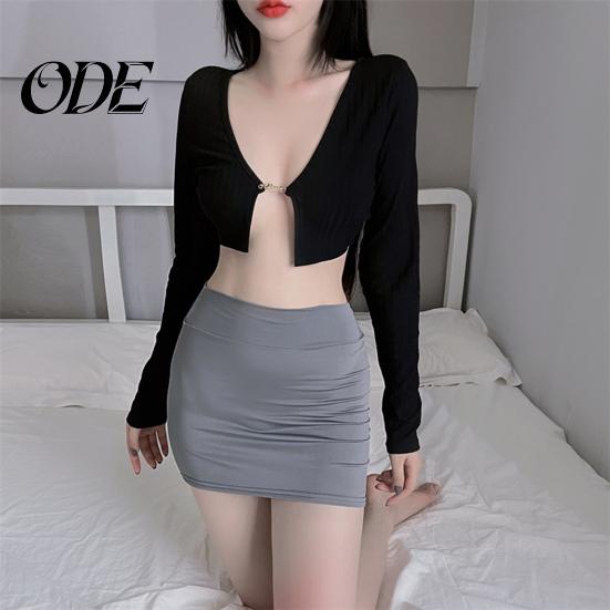 Solid Color Skirt Sexy Ultrathin Skinny Mini without Lining Low Waist Short Low-rise See-through Hip Lifting Women Clubwear Bottoming
