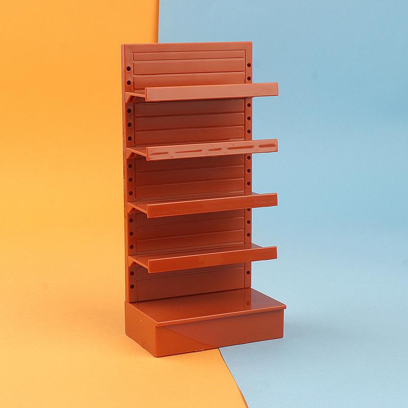 Dollhouse Supermarket Display Shelf Dollhouse Simulated Snack Cabinet Dolls House Accessories