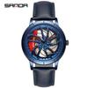 Sanda Meilleure Vente 1088 Montre pour Adolescent: Personnalisé, Cadran Rotatif 3D, Tendance, Quartz Étanche.