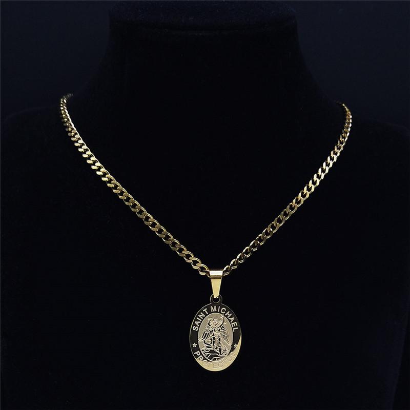 Archangel St. Michael Necklace Pendant Necklace Blessing Necklace