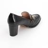 Lanvin en Bleu Bit Loafers Black Size E Women's Heel-Up 2808, Glass, 24.5 cm,