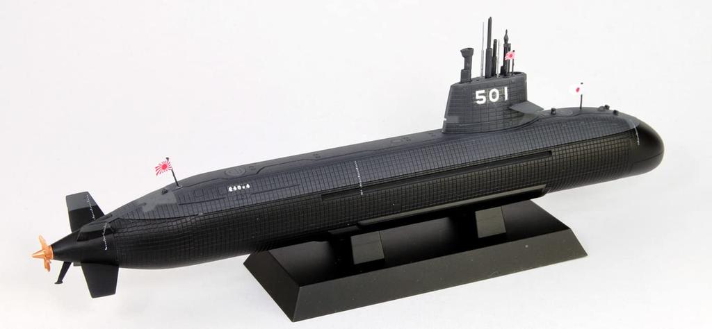 Pit-Road 1/350 Skywave Series Japan Maritime Self-Defense Force Submarine SS-501 Soryu Plastic Model Kit JB34