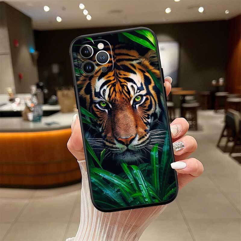 Animal Tiger Phone Case for Redmi Note 12 12S 12C 13 13C 13R 14 14S 14R 14C 11A 13X A3 A3X A4 A5 Pro Max Plus