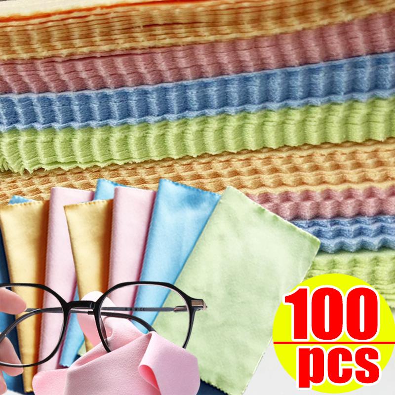 Pano de Limpeza para Óculos Microfibra Roupas Limpas para Lentes para Pano de Óculos Len Lenços de Limpeza para Tela de Celular