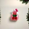 Cute Cherry Design Toothbrush Holder, Cherry Pattern, Protects Toothbrush Head, Features Dual Holes for Drainage and Ventilation