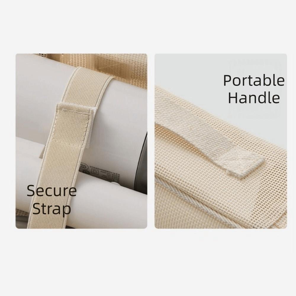 PVC Föhntasche Staubdicht Wasserdicht Haarstyling-Koffer Große Kapazität Platzsparend Reise-Aufbewahrungskoffer
