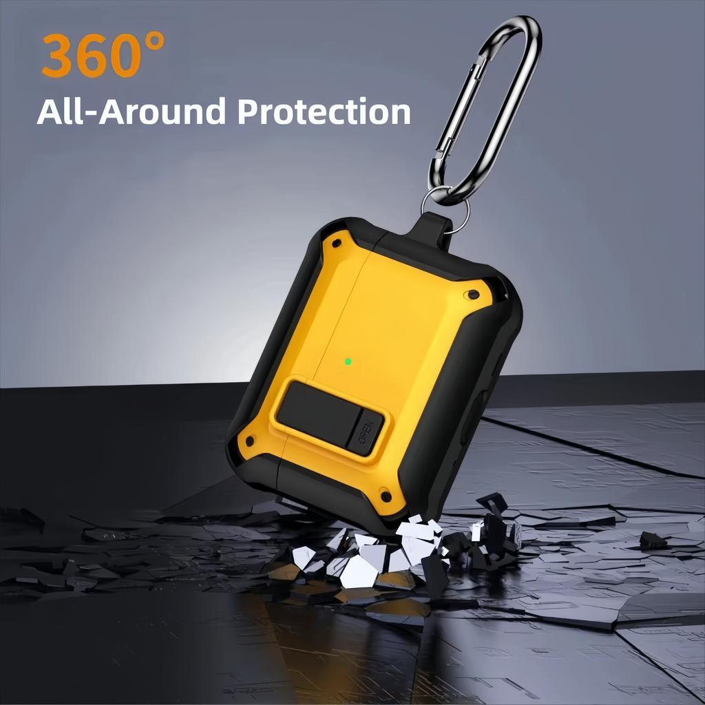 For Airpods Pro 3 Security Lock Case Cover Protective Shockproof Case with Cleaner Kit Lanyard for Airpods Pro3 Case Accessories