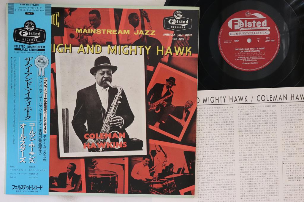 LP Record COLEMAN HAWKINS - High And Mighty Hawk L20P1181 FELSTED 1984 Japan Obi Jazz Used