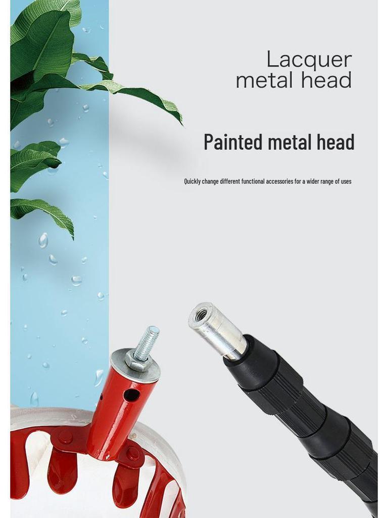 Telescopic Stainless Steel Fruit Picking Pole, Retractable & Super Hard for High-Altitude Toona Sinensis Harvesting