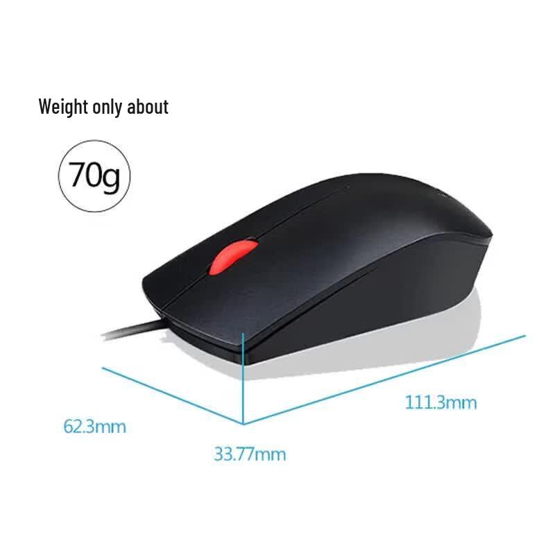 Lenovo Wired USB Optical Mouse 4Y50R20863