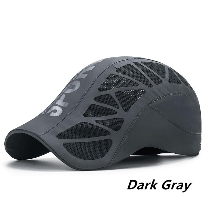 

Summer Breathable Mesh Quick Dry Fishing Golf Baseball Cap Hat Letter Printed An-Ti Uv Sports Running Sunhat Newsboy Beret Cap
