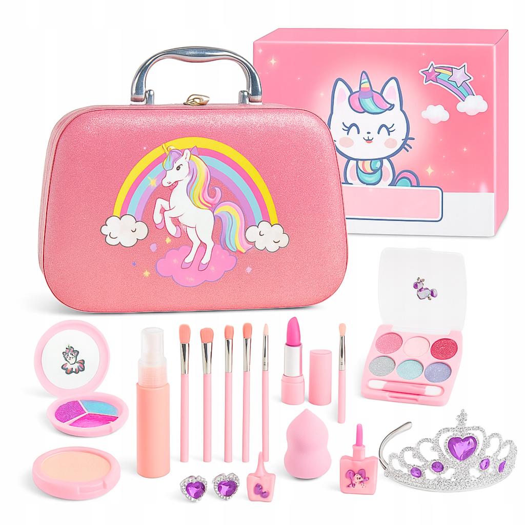 Nail Makeup Set Cosmetic Bag Case Cosmetics Makeup For Children