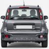 Fiat Panda III 2011+ Chroomlijst Verchroomd Op Klep