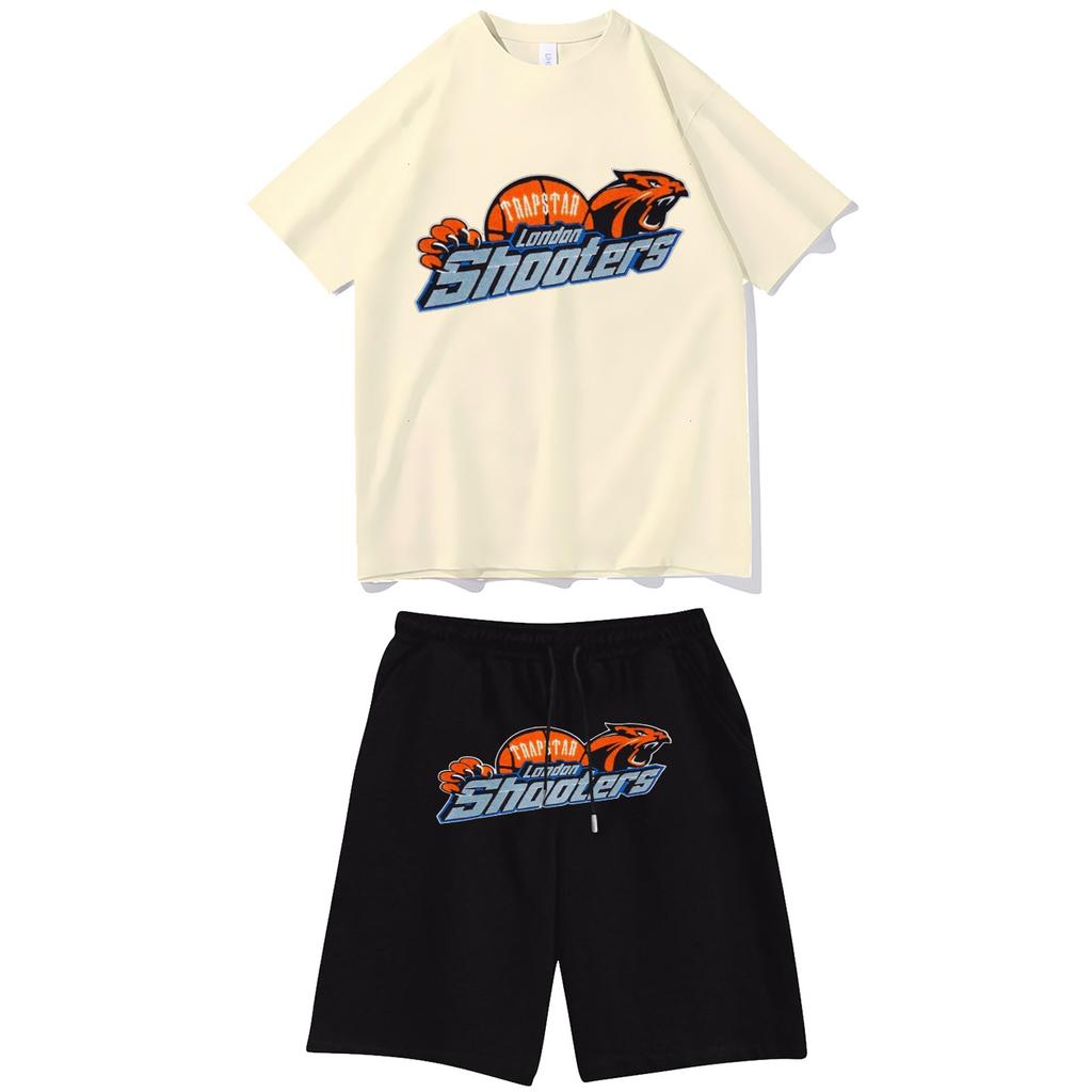 Foreign Trade T-shirt Jumper European and American Trapstar Unisex Sweatshirt Sweatpants Set Street Hip-hop T-shirt