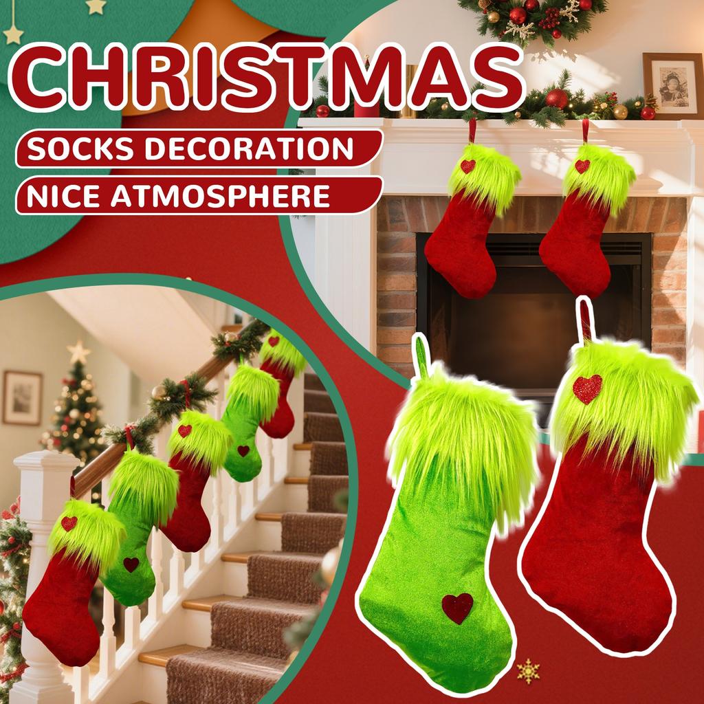 GildedPlush Christmas Socks, Gift Bags, ChristmasCandies, Gifts And Decorative Items