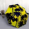 1pc Palm Trees Sunny Fashionable Automatic Opening/Closing Folding Umbrella with 8 Bones, Windproof Portable, Daily Use081
