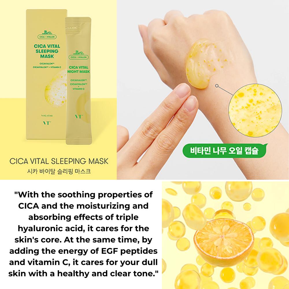 VT COSMETICS Sleeping Mask Series 4ml X 6ea