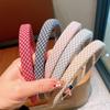 Korean Style High-End Plaid Headband for Women: Versatile Hair Accessory for Going Out
