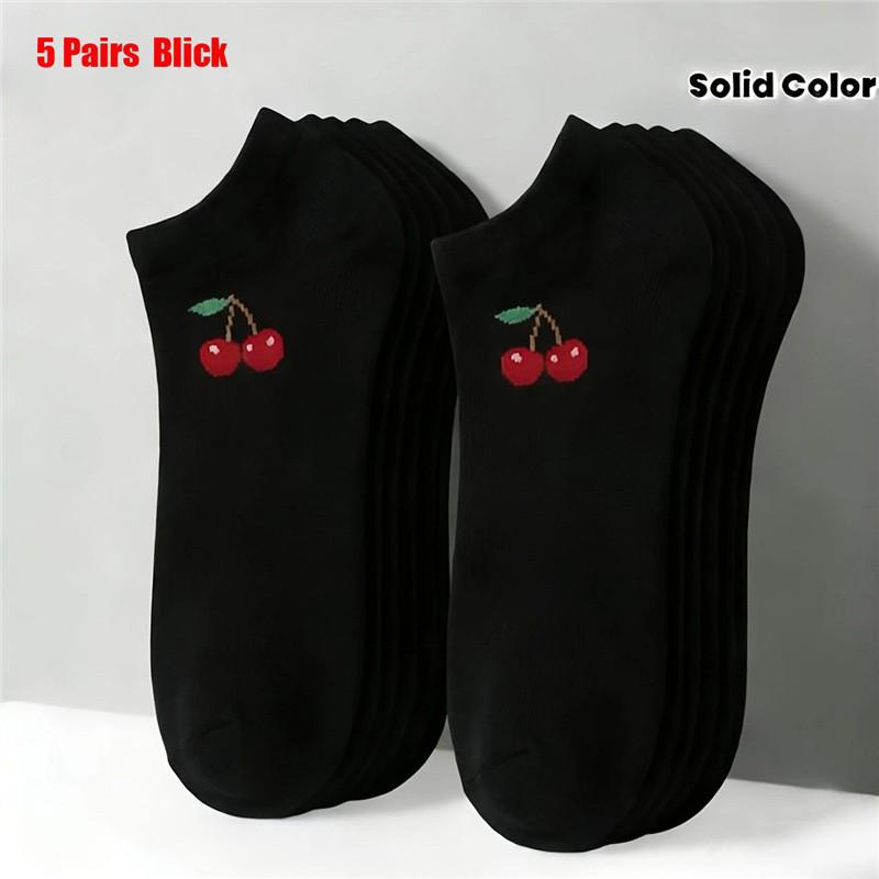 Unisex Summer No-Show Socks: Black, White & Gray Low-Cut Polyester-Cotton Blend
