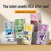 Automatic Toilet Bowl Cleaner Stick - Blue Bubble Deodorizer, Descaler & Odor Remover