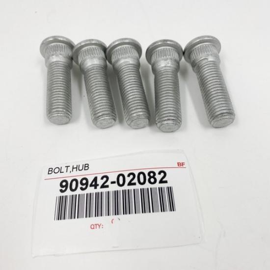 QTY 5 For Toyota Lexus Wheel Lug Stud Bolt Nut 90942-02082 / 90942-02049