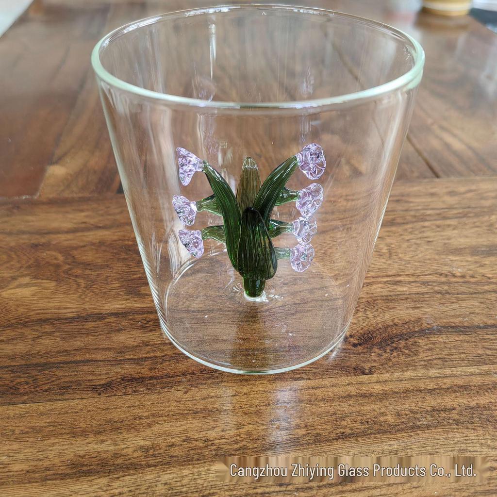 Thickened Heat-Resistant Three-Dimensional Glass Mug - Cute and Durable