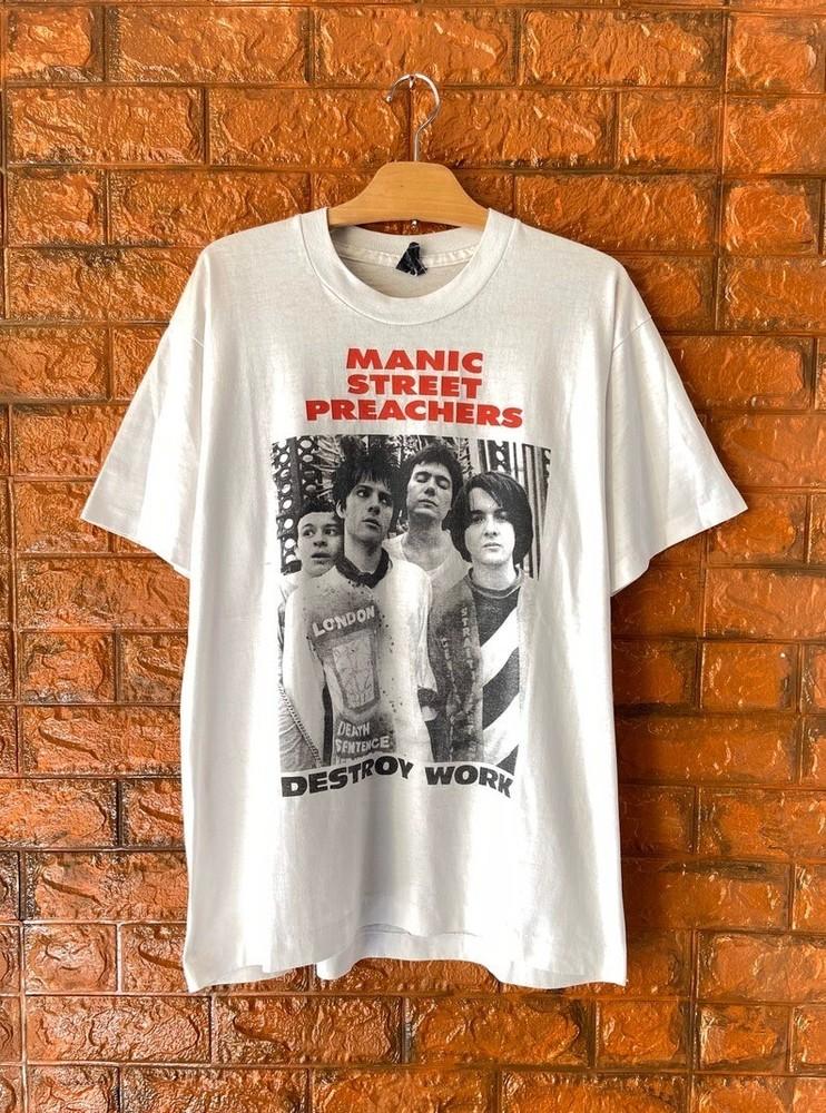 Vintage 90s Manic Street Preachers Generation Terrorist 1992 T Shirt Unisex T-Shirt XXXL