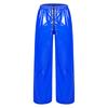 Men‘s Athletic Waterproof Pants S-3XL with Zipper Fly and Reflective Stripes Elastic Waist Straight Leg for Outdoor Sports