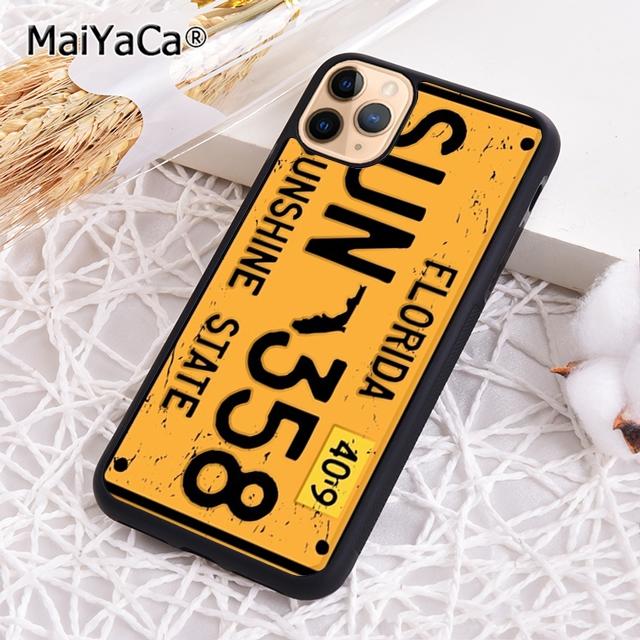 USA LICENSE NUMBER PLATES Phone Case For iPhone 17 Air 16 16e 15 14 Plus 11 12 13 Pro Max Shell Cover Coque