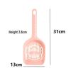 Long Handle Cat Litter Scoop with Fine Holes - Easy to Clean and Perfect for Pet Waste Management