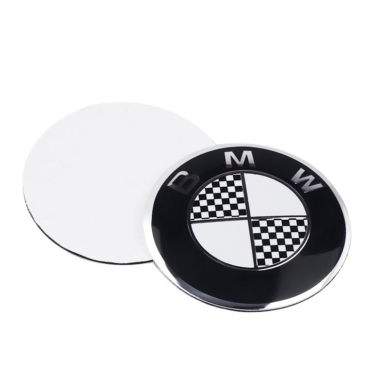 4PCS 56MM 60MM 65MM Car Hub Cap Sticker Wheel Center Cover Decal Decoration Auto Modification Accessorie For BMW M Emblem Badge CVB3