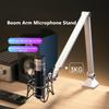 Nastavitelný mikrofonní ramenní stojanový držák Pro herní streamování nahrávání USB kondenzátorový mikrofon Stolní držák Pro A8 A6V K688 K669