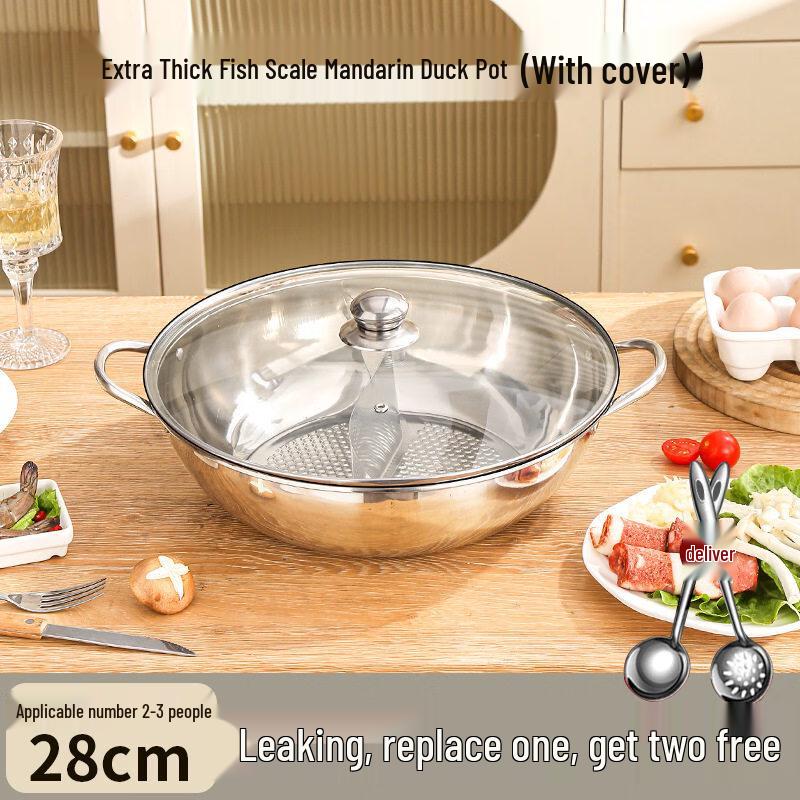 Stainless Steel Divided Hot Pot