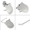 1PC Polished Bathroom Toilet Roll Paper Holder Rack Wall Mounted Tissue Cover Gold