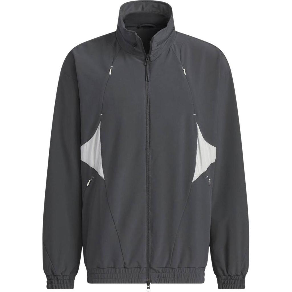 Adidas Future Style Woven Casual Loose Fit Hooded Jacket Men Jackets Carbon-Black Alum-Brown JL9935